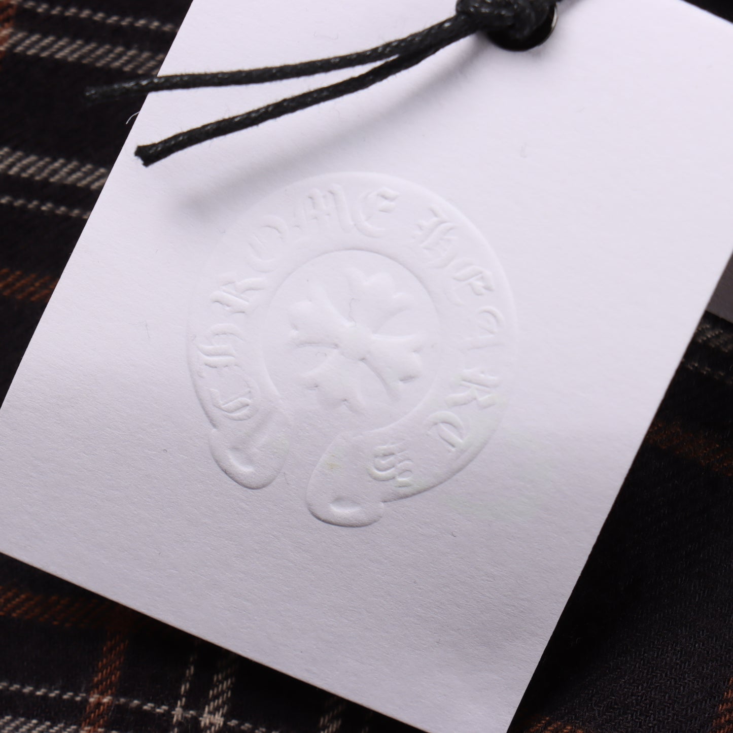 CHROME HEARTS ZIP SHIRT – VINTAGE CHECK EDITION – mit Tags – 1:1 HIGH END