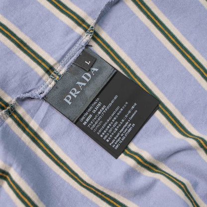 PRADA STRIPED LONG SLEEVE T-SHIRT– 1:1 HIGH END