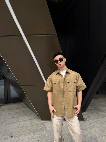 MONCLER DOUBLE POCKET SHIRT – BLACK EDITION  – mit Tags – 1:1 HIGH END