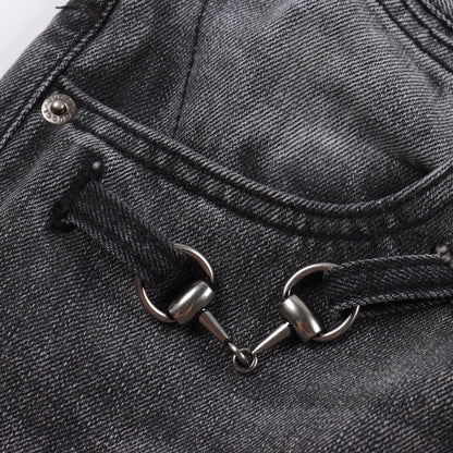 GUCCI HORSEBIT DENIM – GREY WASH EDITION – mit Tags – 1:1 HIGH END