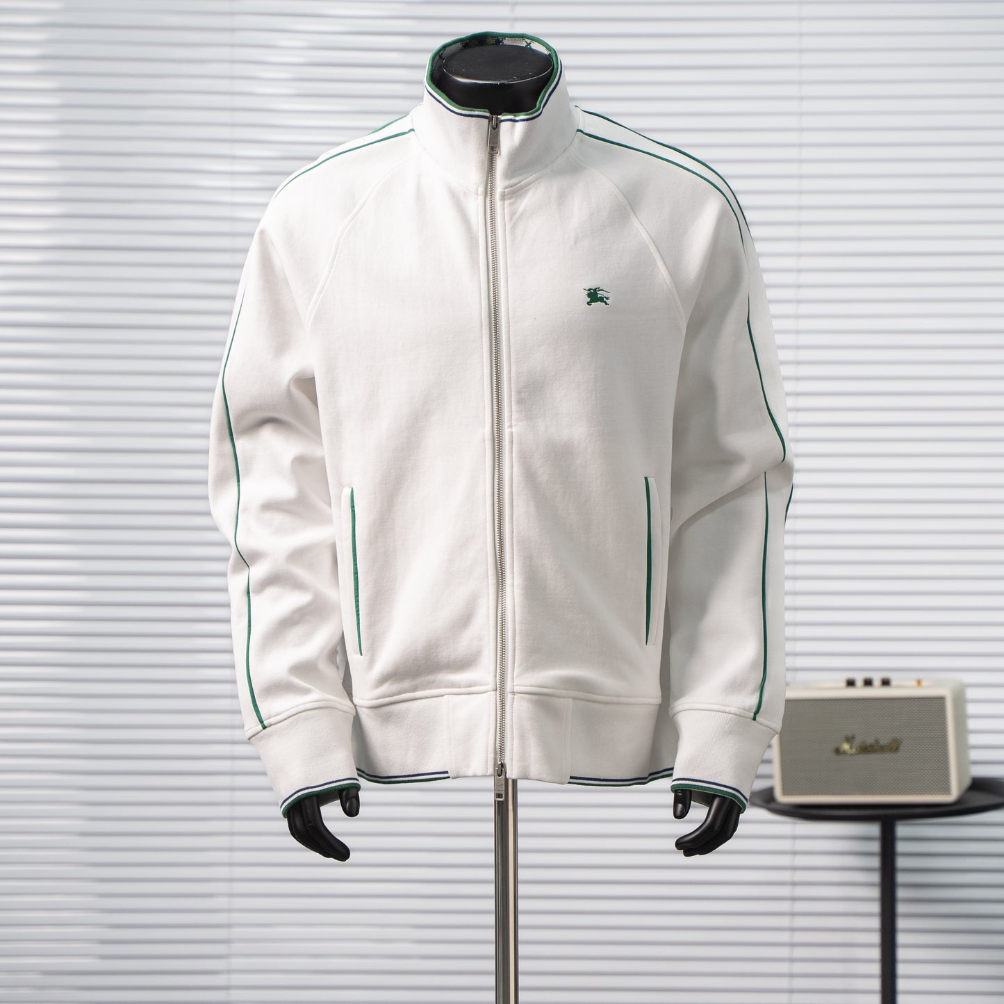BURBERRY PRORSUM KNIGHT EMBROIDERED STAND COLLAR JACKET – 1:1 HIGH END