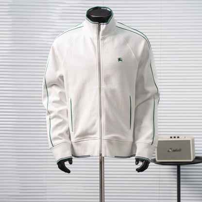 BURBERRY PRORSUM KNIGHT EMBROIDERED STAND COLLAR JACKET – 1:1 HIGH END