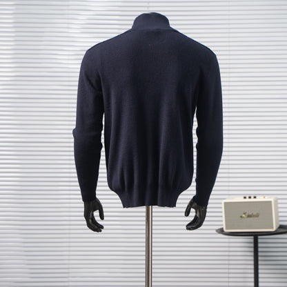 BURBERRY BBR CHECK ZIP KNIT SWEATER – 1:1 HIGH END