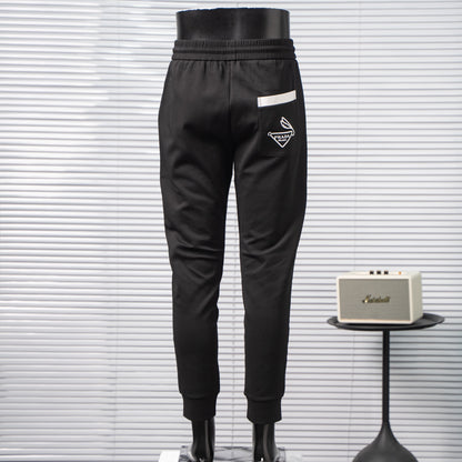 PRADA 2025SS INVERTED TRIANGLE CONTRAST POCKET TRACK PANTS – 1:1 HIGH END