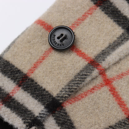BURBERRY WOOL & LEATHER HOODIE JACKET - SUPER CLONE