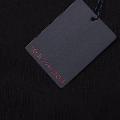 LOUIS VUITTON T-SHIRT - SCHWARZ / WEIß - SUPER CLONE 260g