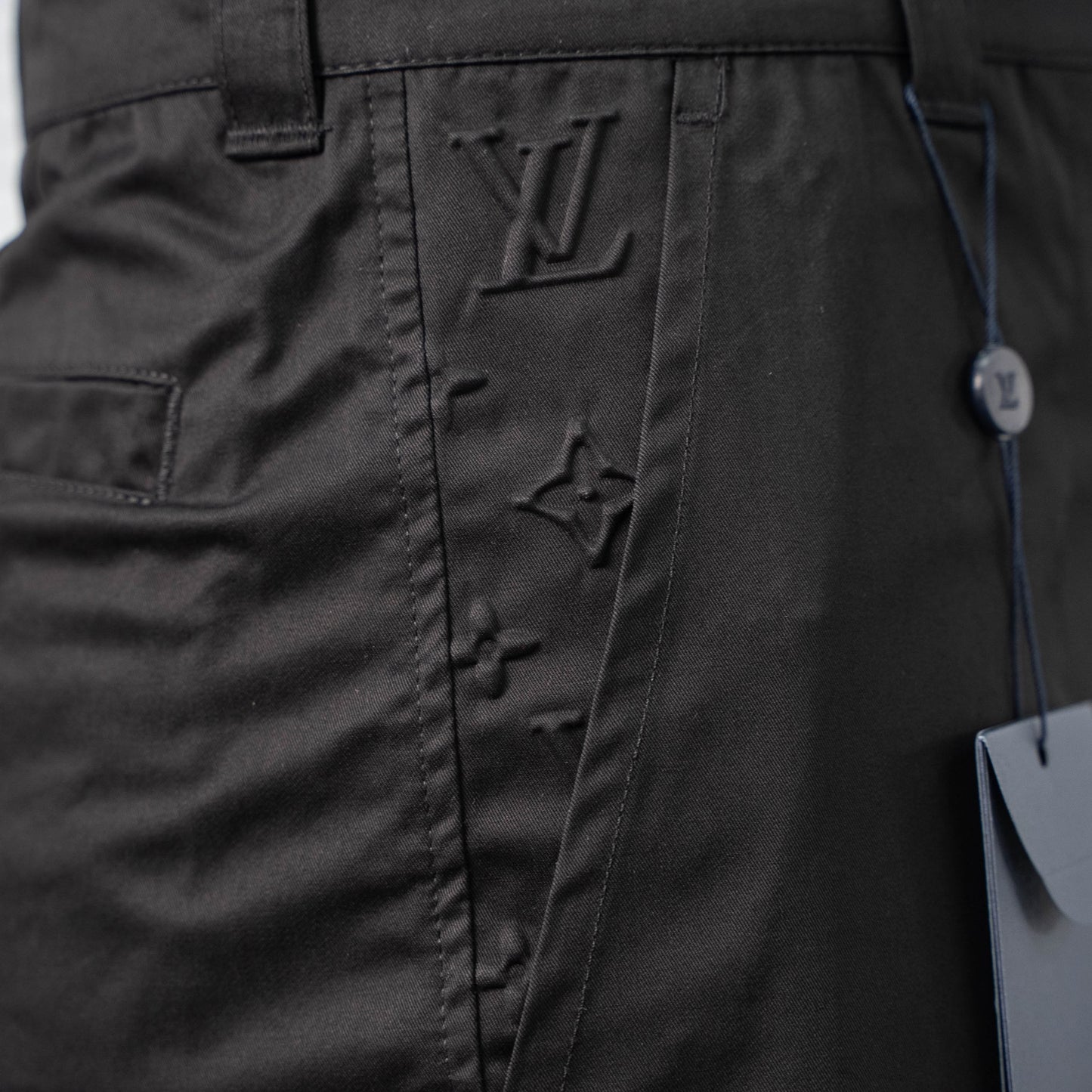 LOUIS VUITTON MONOGRAM EMBOSSED POCKET COTTON TRACK PANTS – 1:1 HIGH END
