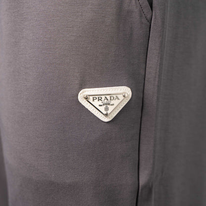 PRADA 2025SS INVERTED TRIANGLE CONTRAST POCKET TRACK PANTS – 1:1 HIGH END