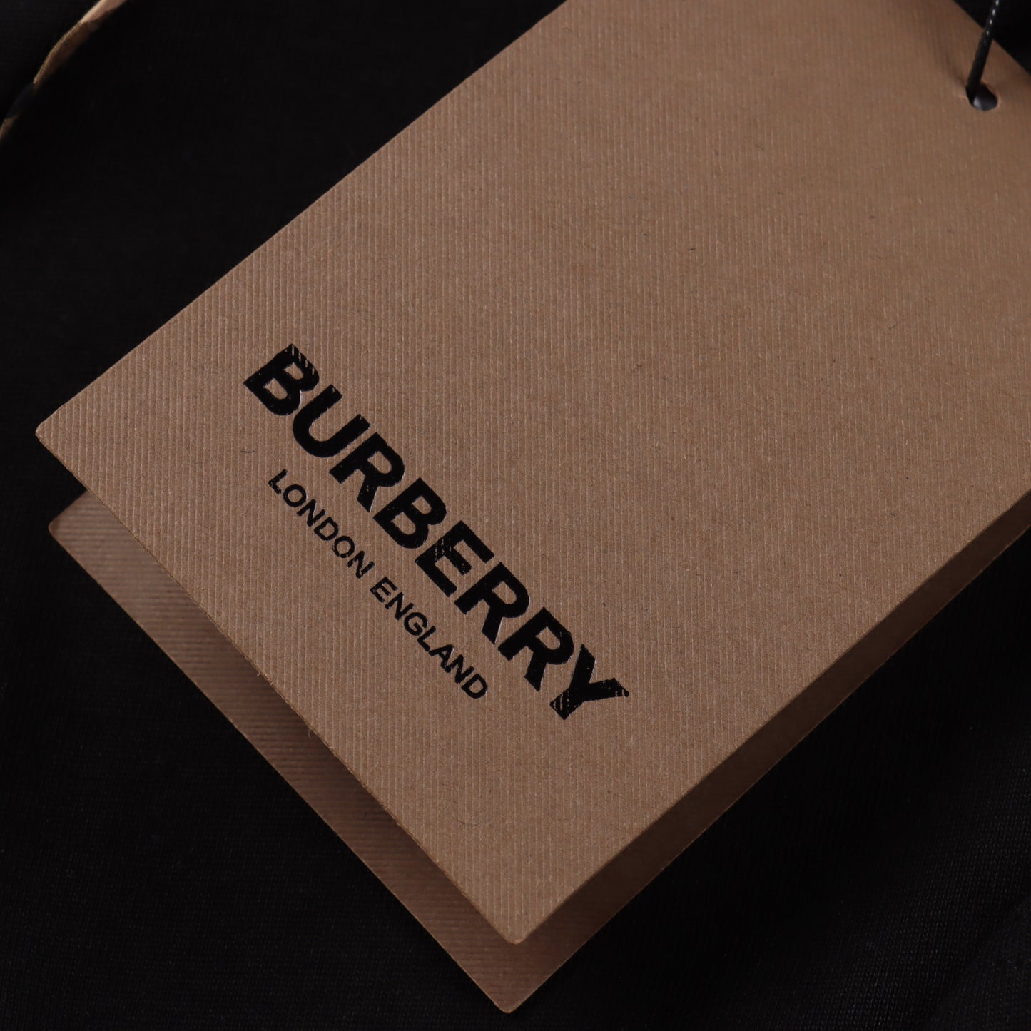 BURBERRY T-SHIRT - SCHWARZ / WEIß - SUPER CLONE 260g