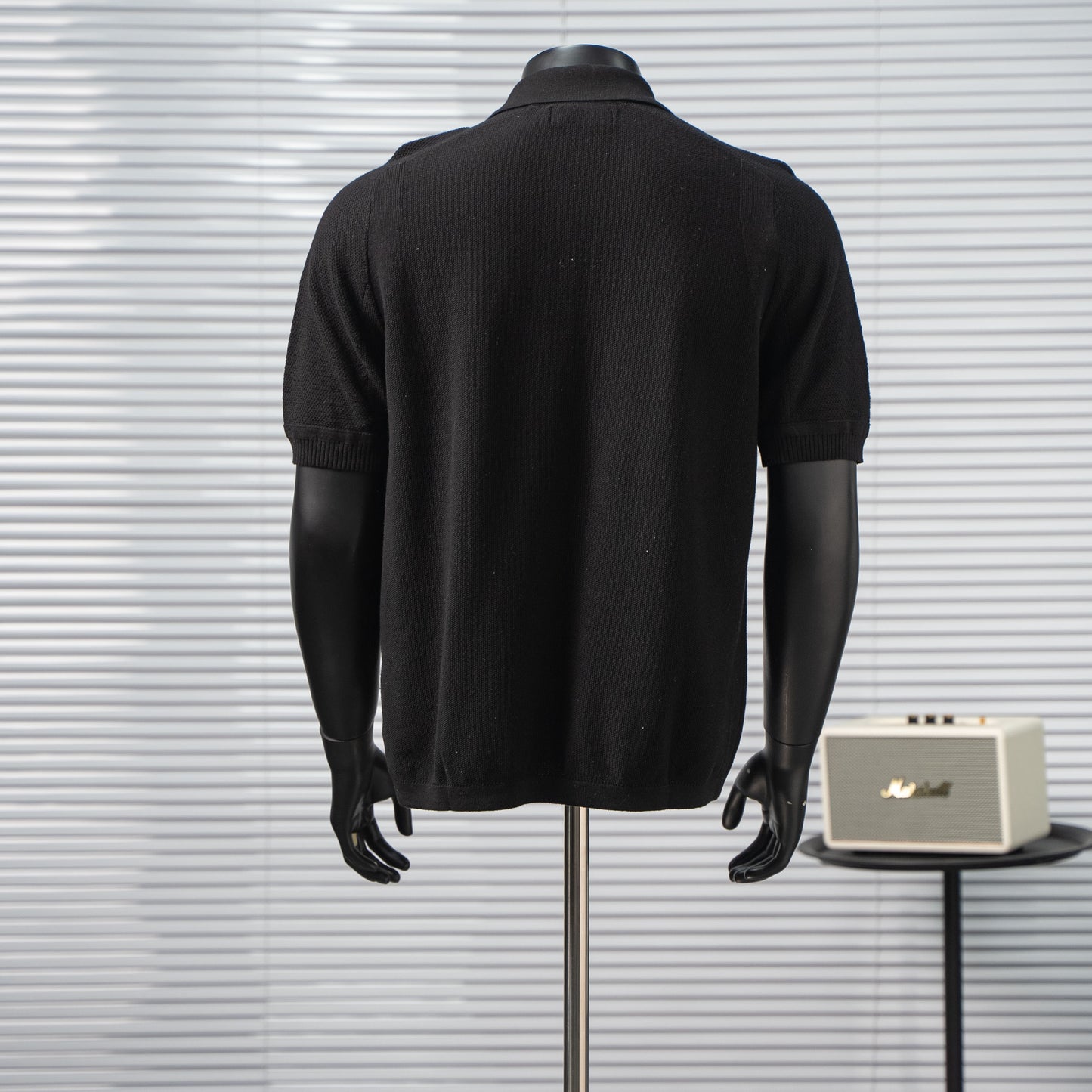 STONE ISLAND WAFFLE KNIT POLO SHIRT– 1:1 HIGH END