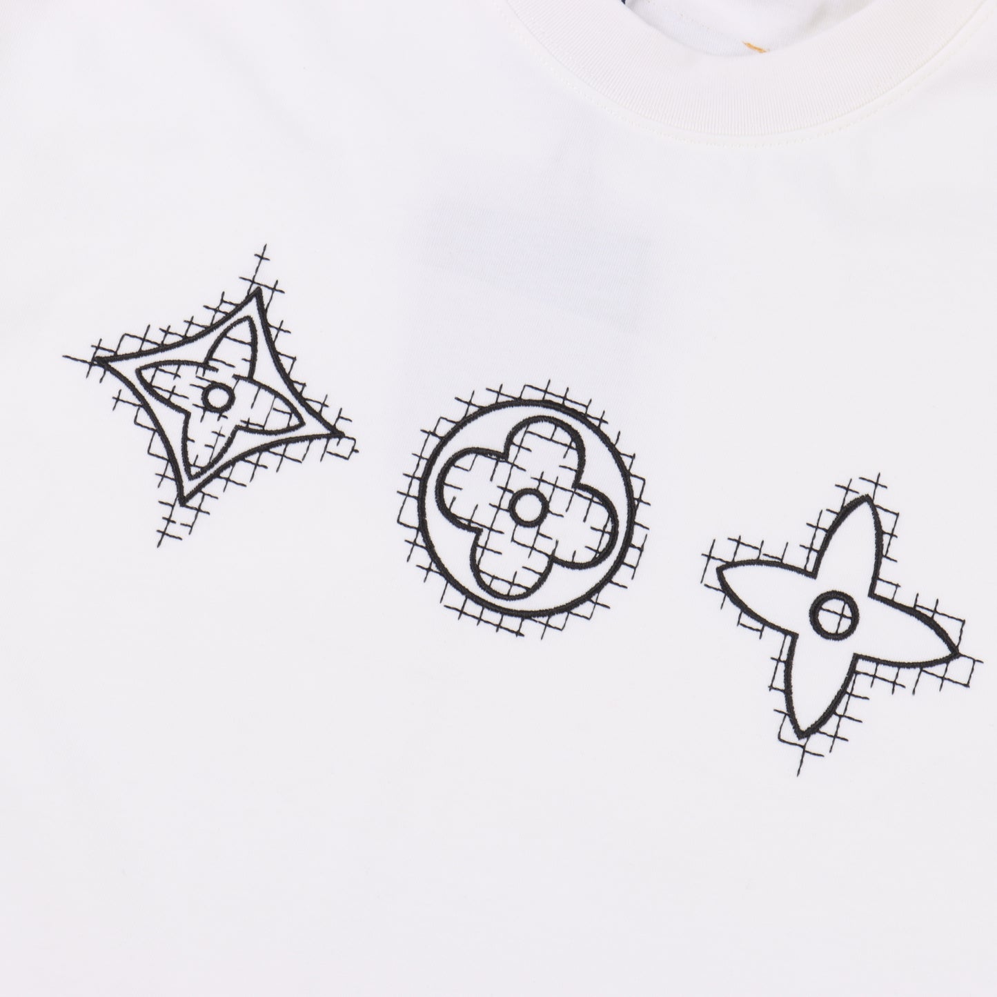 LOUIS VUITTON T-SHIRT - SCHWARZ / WEIß - SUPER CLONE 260g