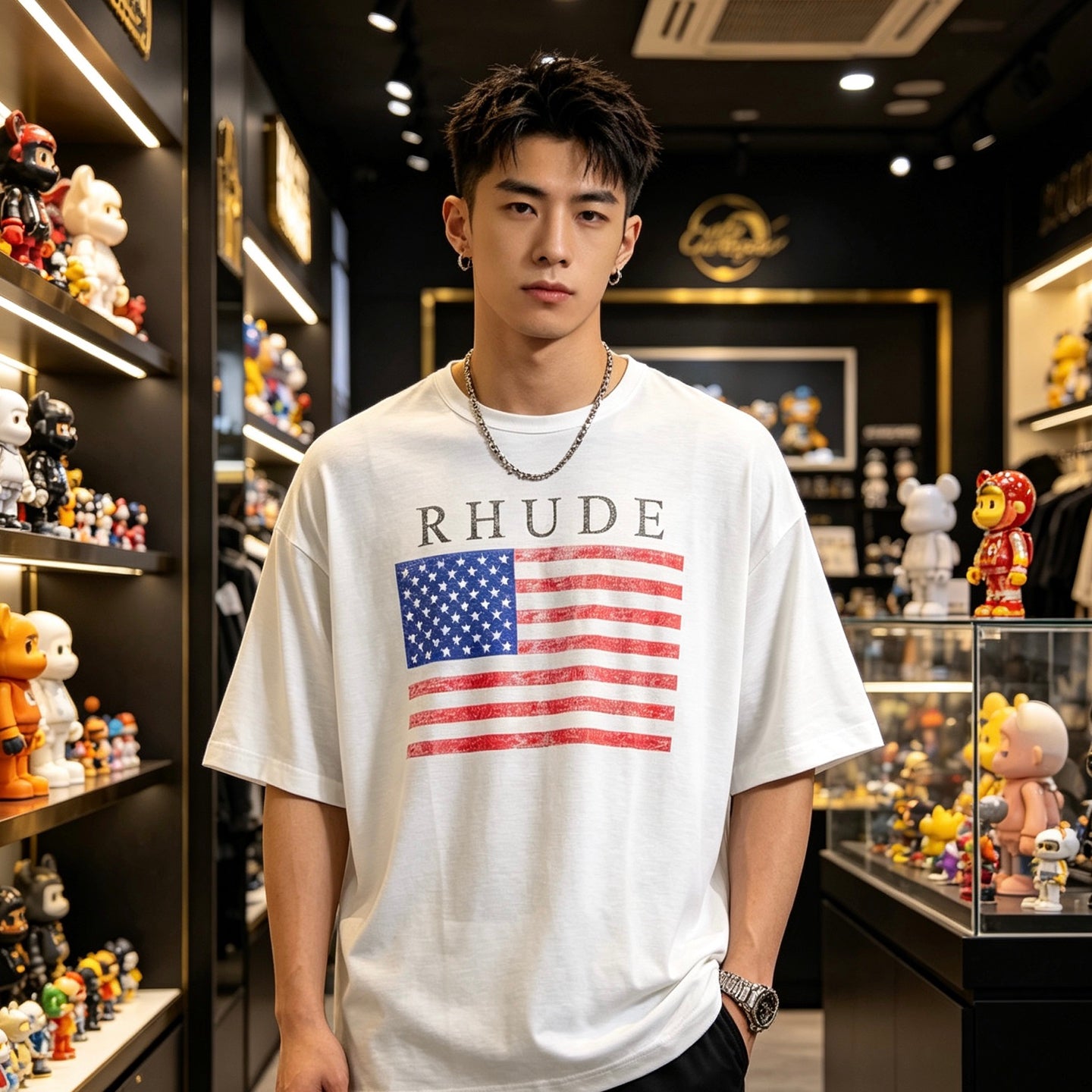 RHUDE T-SHIRT - SUPER CLONE