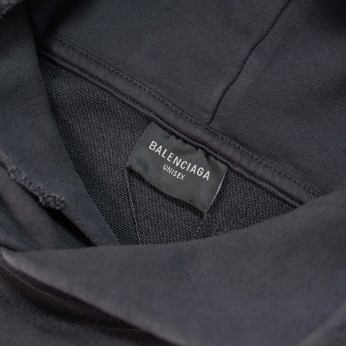 BALENCIAGA DISTRESSED LIQUID LOGO HOODIE – 1:1 HIGH END