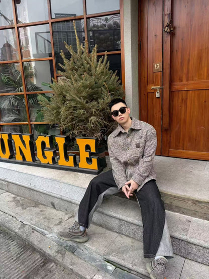 LOEWE WOOL BLEND OVERSHIRT - SUPER CLONE