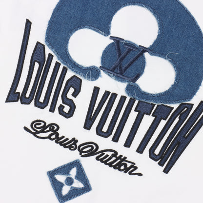 LOUIS VUITTON T-SHIRT - SCHWARZ / WEIß - SUPER CLONE 260g