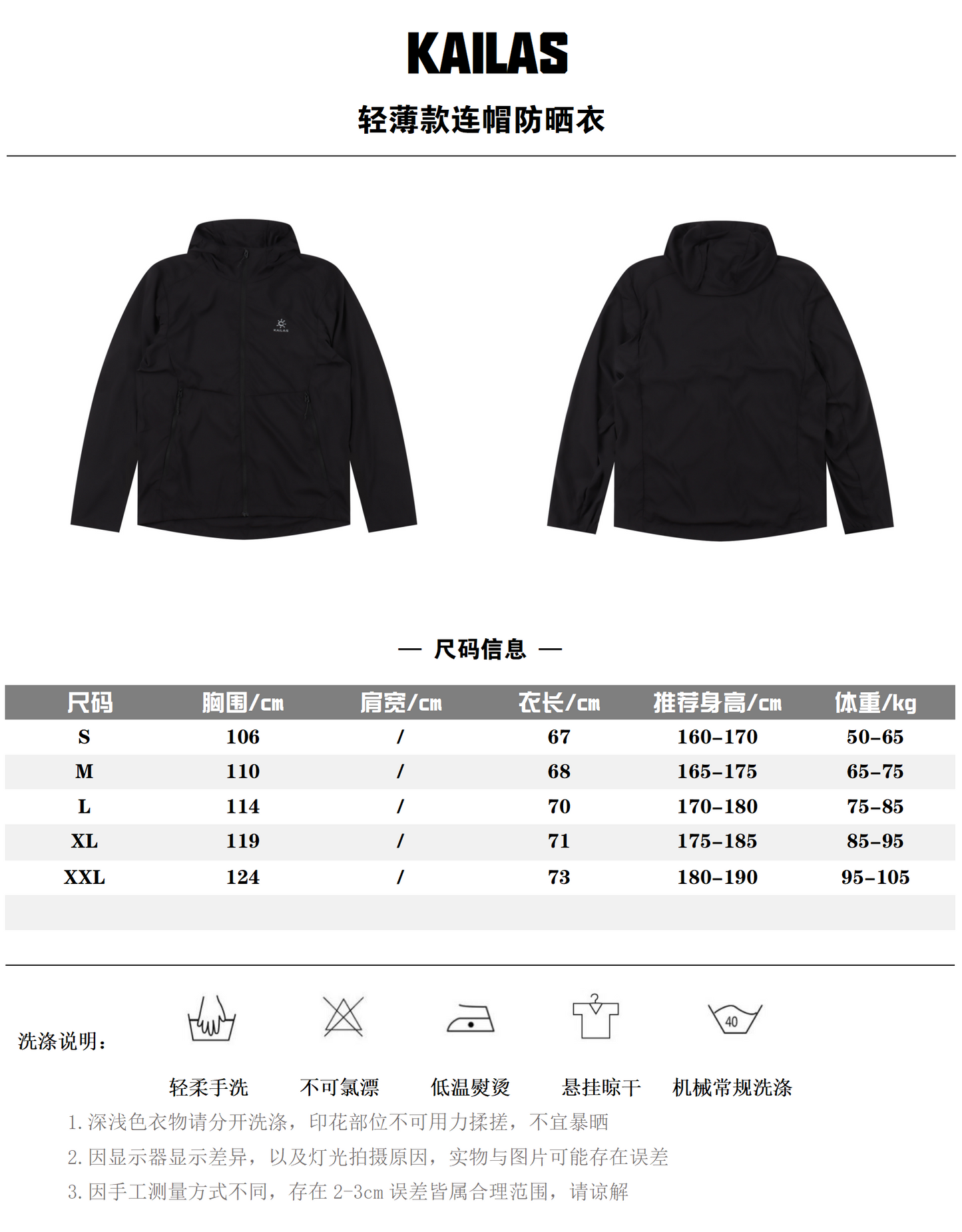 KAILAS JACKET – mit Tags – 1:1 HIGH END