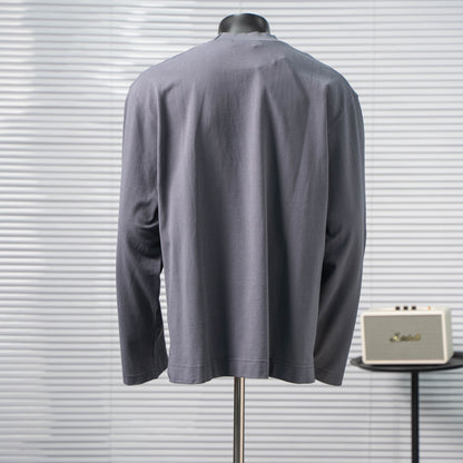 ACNE STUDIOS EMBROIDERED LOGO LONG SLEEVE T-SHIRT – 1:1 HIGH END