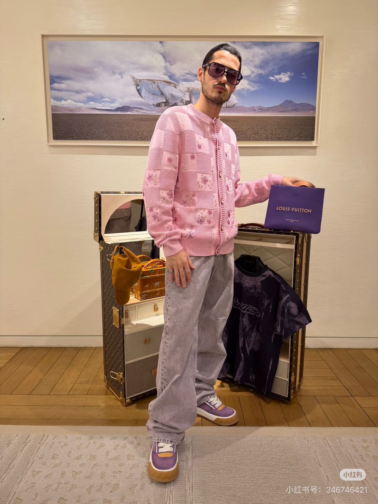 LOUIS VUITTON PASTEL DENIM – LAVENDER GREY EDITION – mit Tags – 1:1 HIGH END