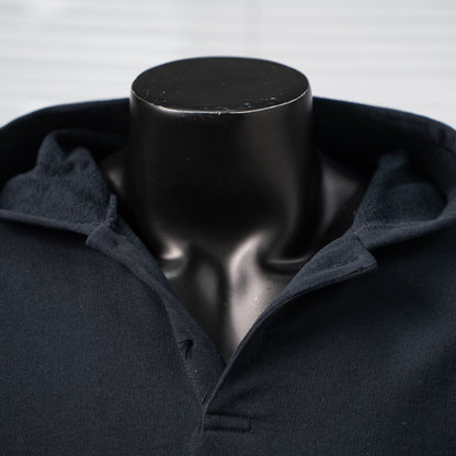 BALENCIAGA EMBROIDERED LOGO V-NECK HOODIE– 1:1 HIGH END