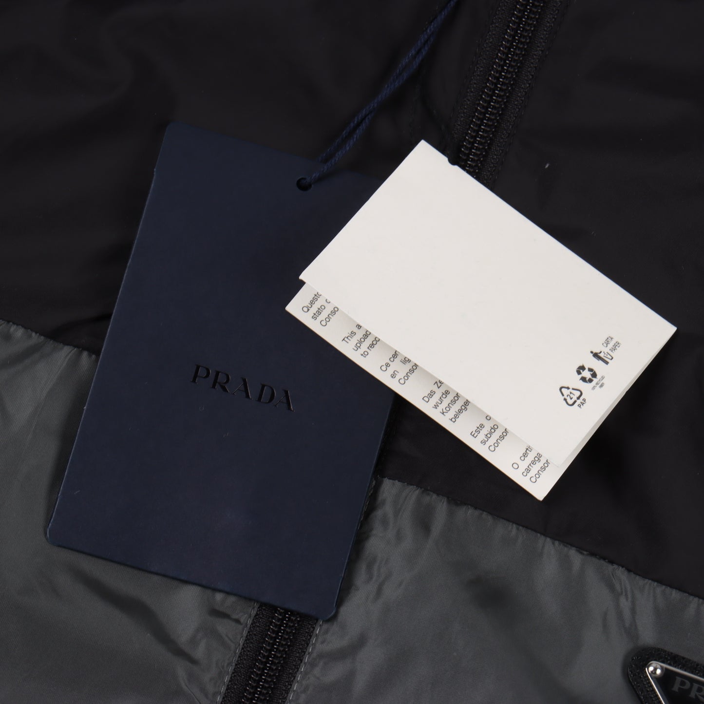 PRADA Re-Nylon Contrast Windbreaker - SUPER CLONE