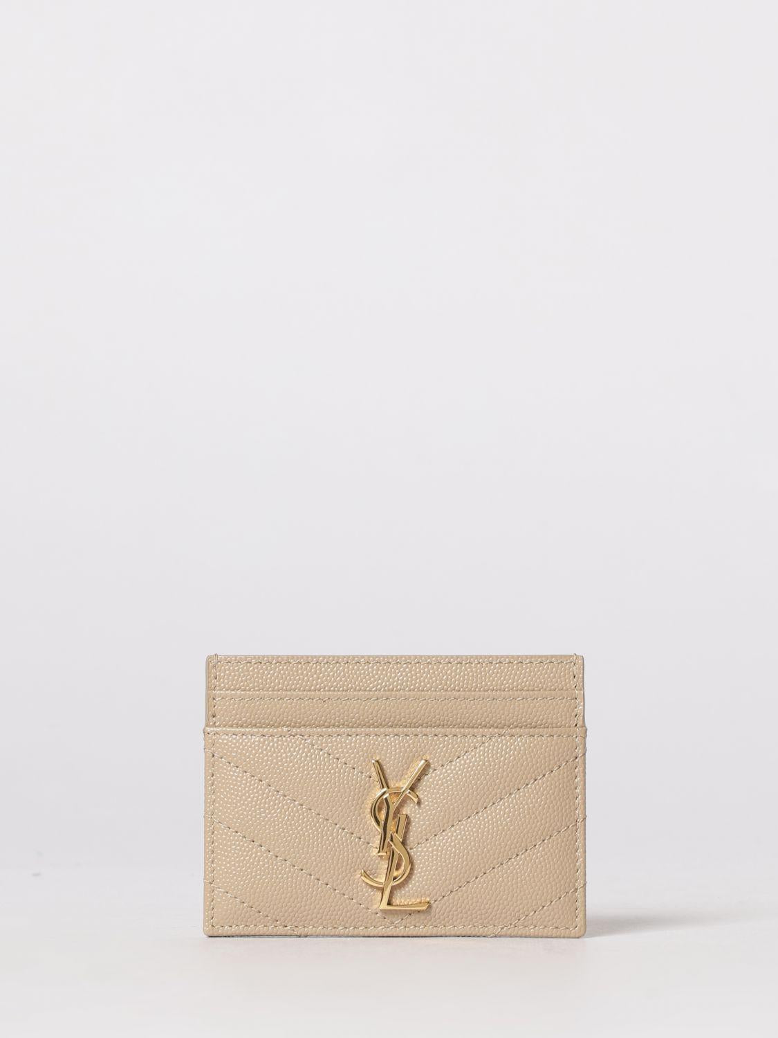SAINT LAURENT CASSANDRA MATELASSE CARD CASE - 1:1 HIGH END