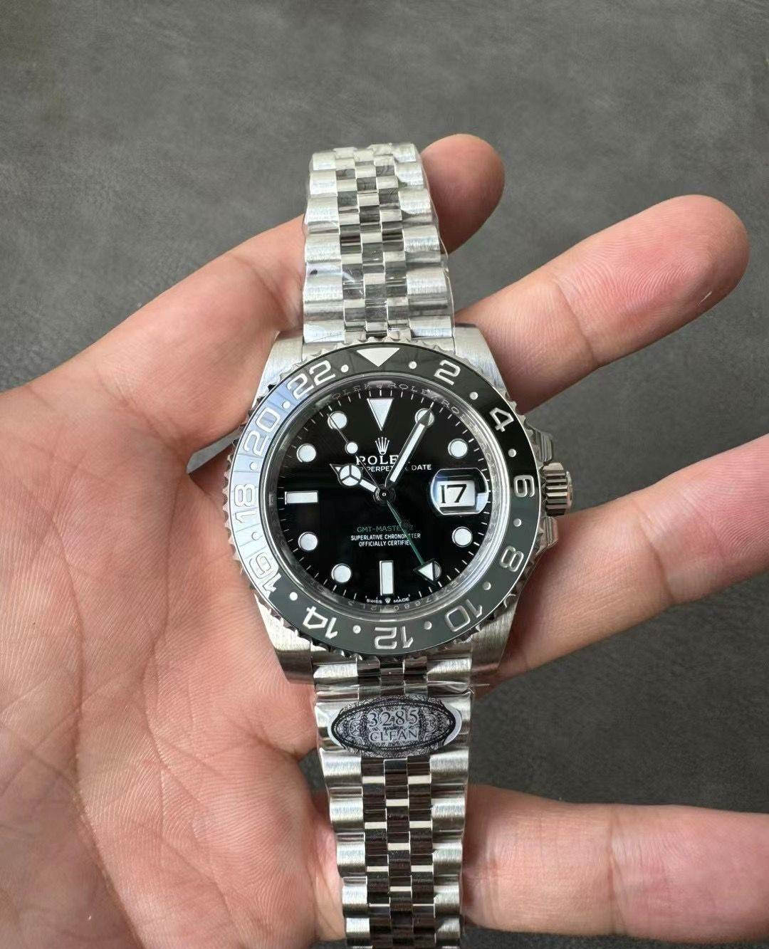 Rolex Datejust 41 mm, cadran gris, lunette plate - SUPER CLONE - MOUVEMENT SUISSE - Bracelet Jubilee