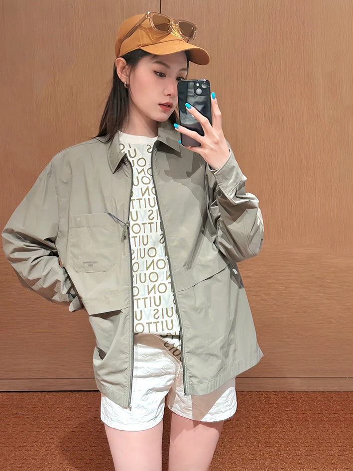 LOUIS VUITTON LIGHT ZIP JACKET – Olive Green Edition – 1:1 HIGH END