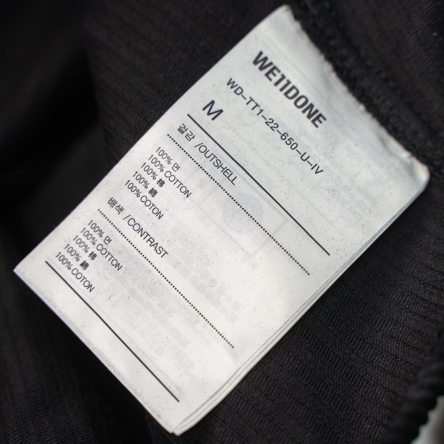 WE11DONE CORDUROY OVERSHIRT – 1:1 HIGH END