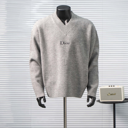 DIOR CD V-NECK WOOL SWEATER – 1:1 HIGH END