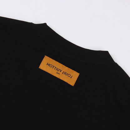LOUIS VUITTON T-SHIRT - SCHWARZ / WEIß - SUPER CLONE 260g