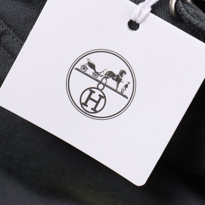 HERMES ICONIC H EMBROIDERED LONG SLEEVE PIQUÉ POLO SHIRT – 1:1 HIGH END