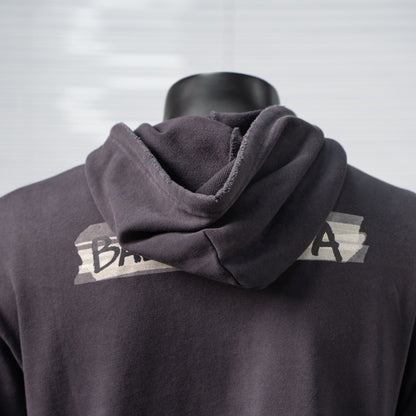 BALENCIAGA OVERSIZED DISTRESSED ZIP-UP HOODIE – 1:1 HIGH END