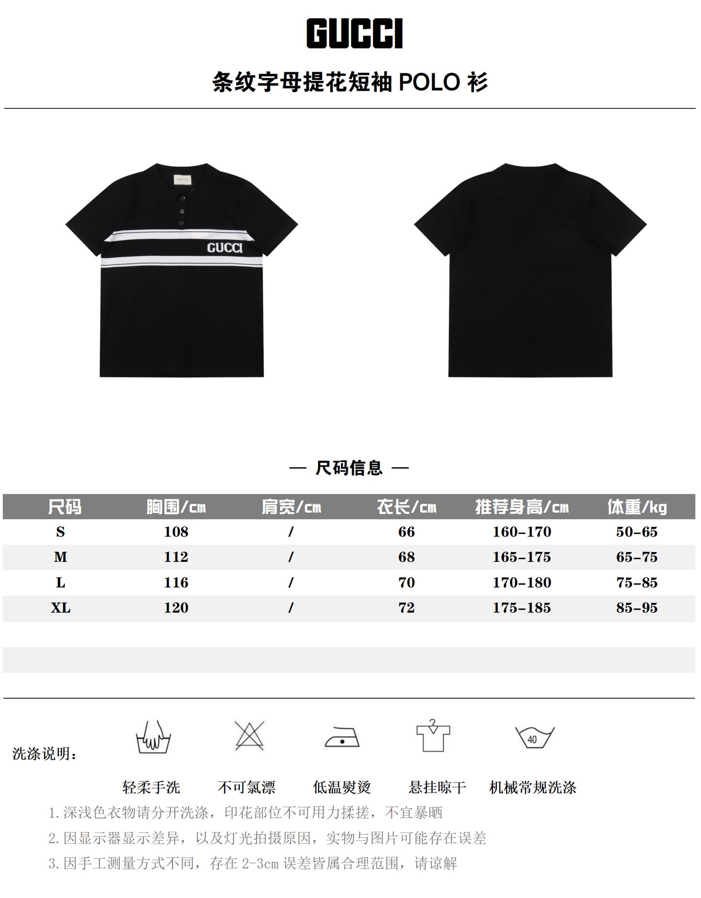 GUCCI POLO SHIRT – mit Tags – 1:1 HIGH END
