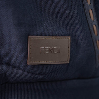 FENDI LEATHER LABEL ZIP HOODIE – 1:1 HIGH END