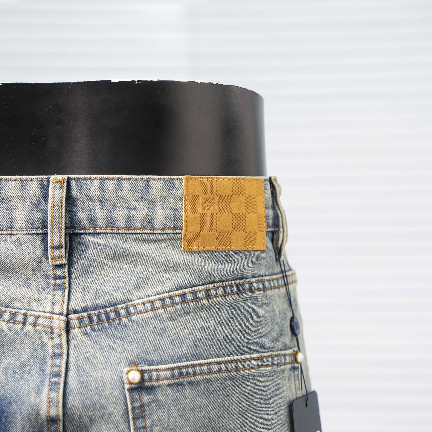 LOUIS VUITTON MONOGRAM PATCHWORK DENIM SKATE PANTS – 1:1 HIGH END