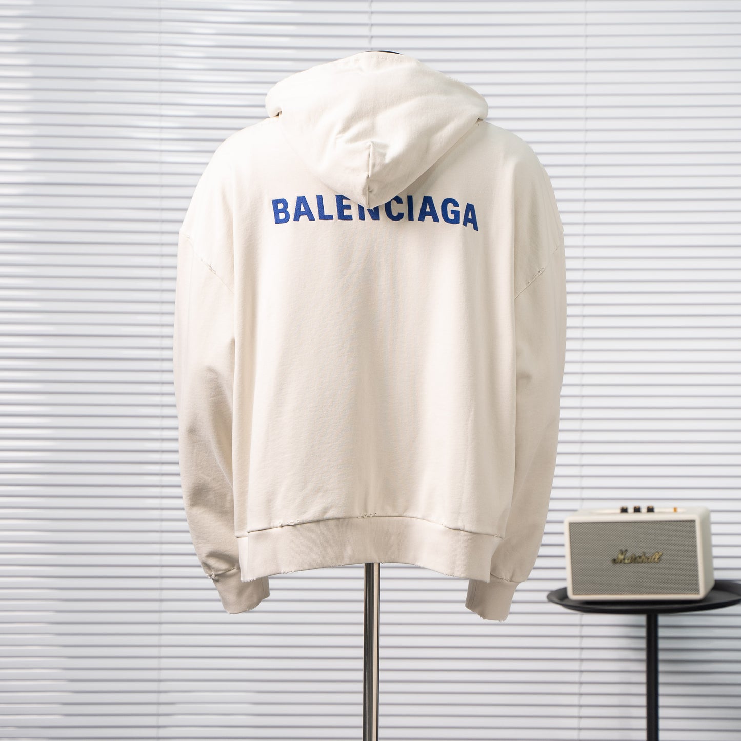 BALENCIAGA EMBROIDERED LOGO ZIP HOODIE – 1:1 HIGH END