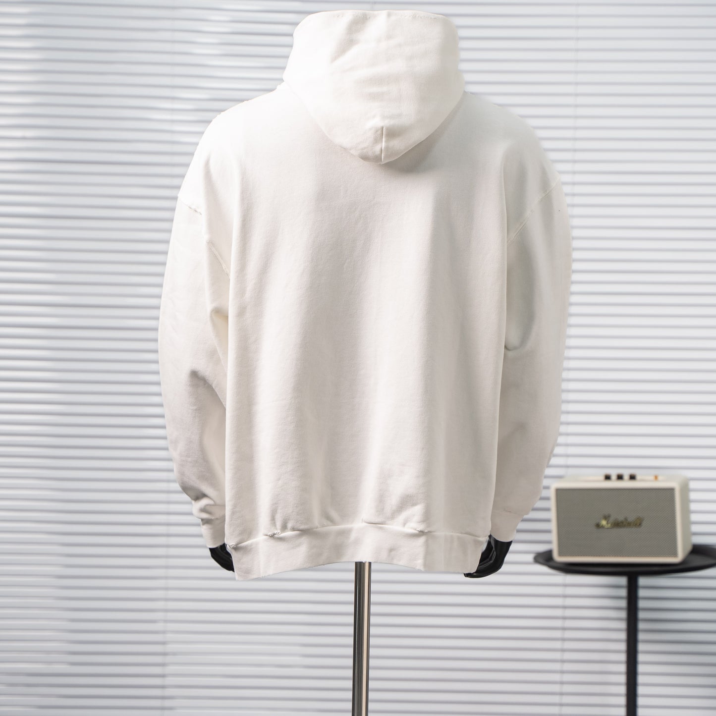 BALENCIAGA DISTRESSED LIQUID LOGO HOODIE – 1:1 HIGH END