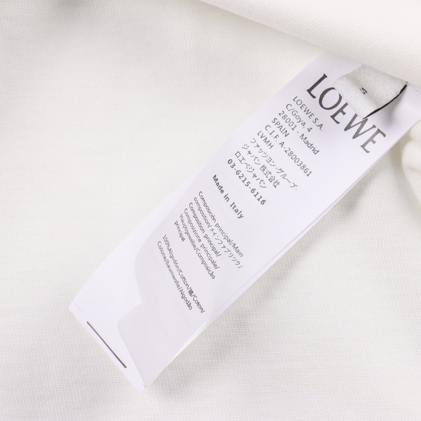 LOEWE T-SHIRT - SCHWARZ / WEIß - SUPER CLONE 260g