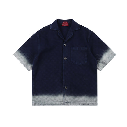 GUCCI GG DENIM SHIRT – BLUE VINTAGE FADE EDITION – mit Tags – 1:1 HIGH END