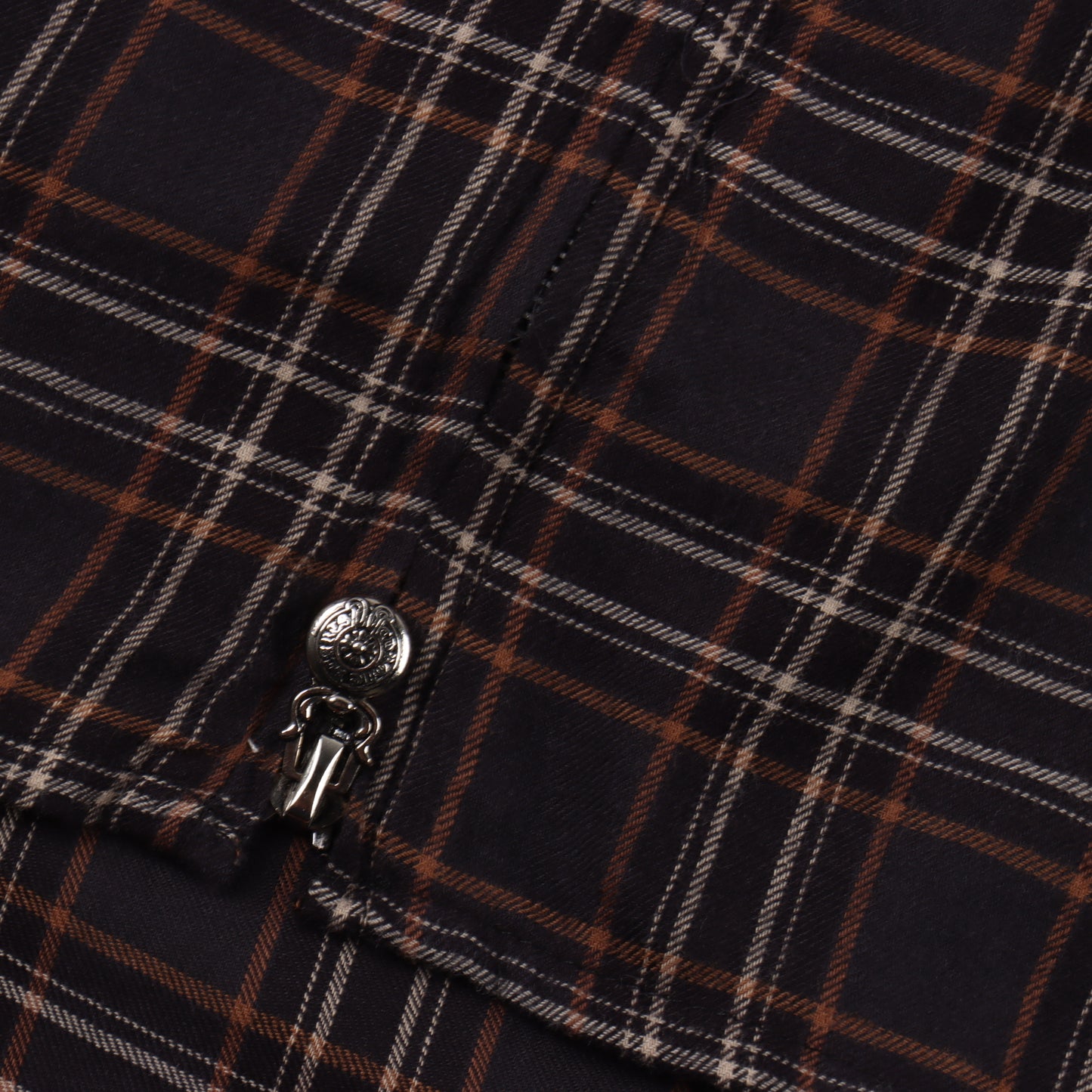 CHROME HEARTS ZIP SHIRT – VINTAGE CHECK EDITION – mit Tags – 1:1 HIGH END