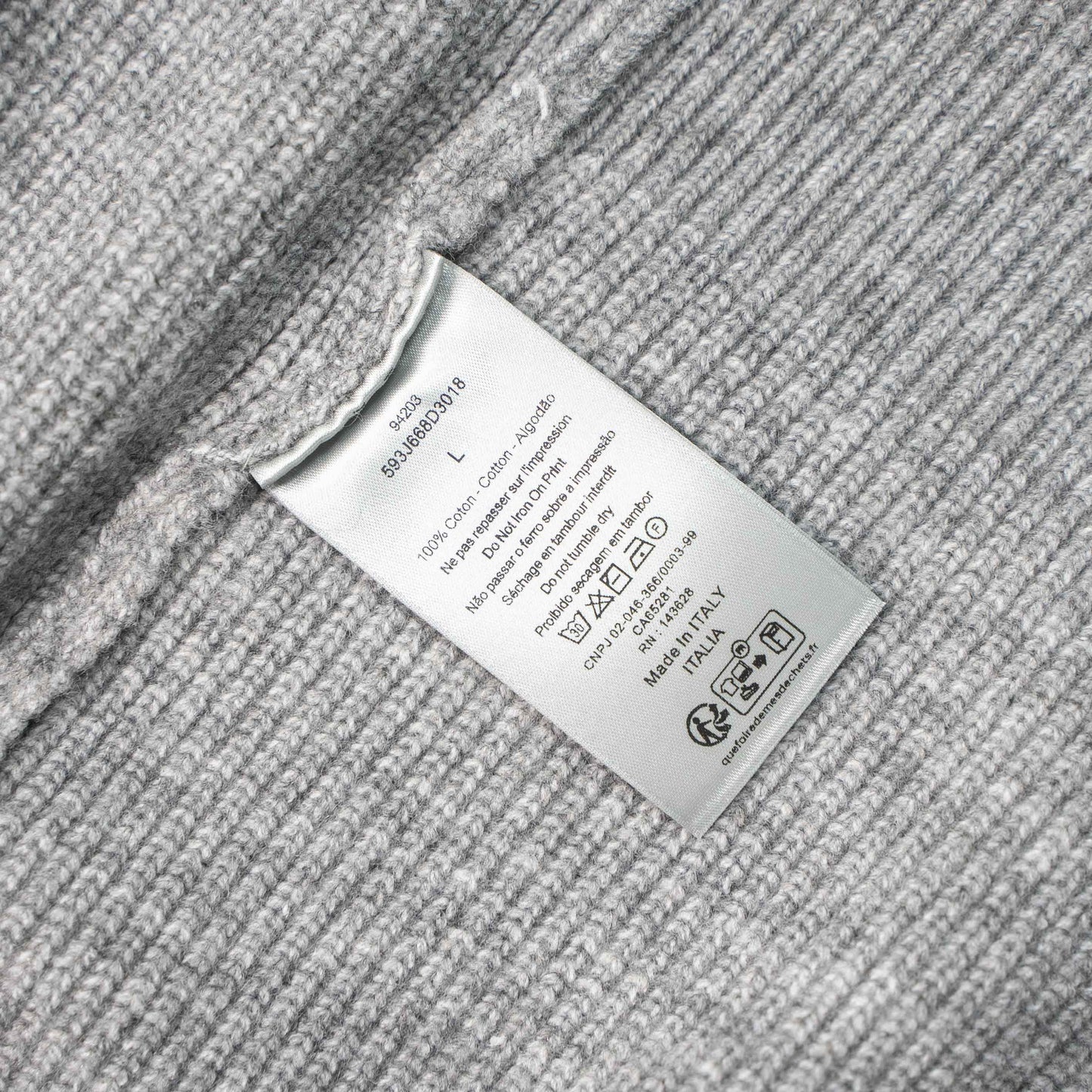 DIOR CD V-NECK WOOL SWEATER – 1:1 HIGH END