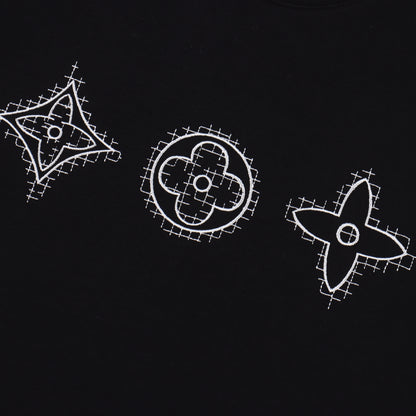 LOUIS VUITTON T-SHIRT - SCHWARZ / WEIß - SUPER CLONE 260g