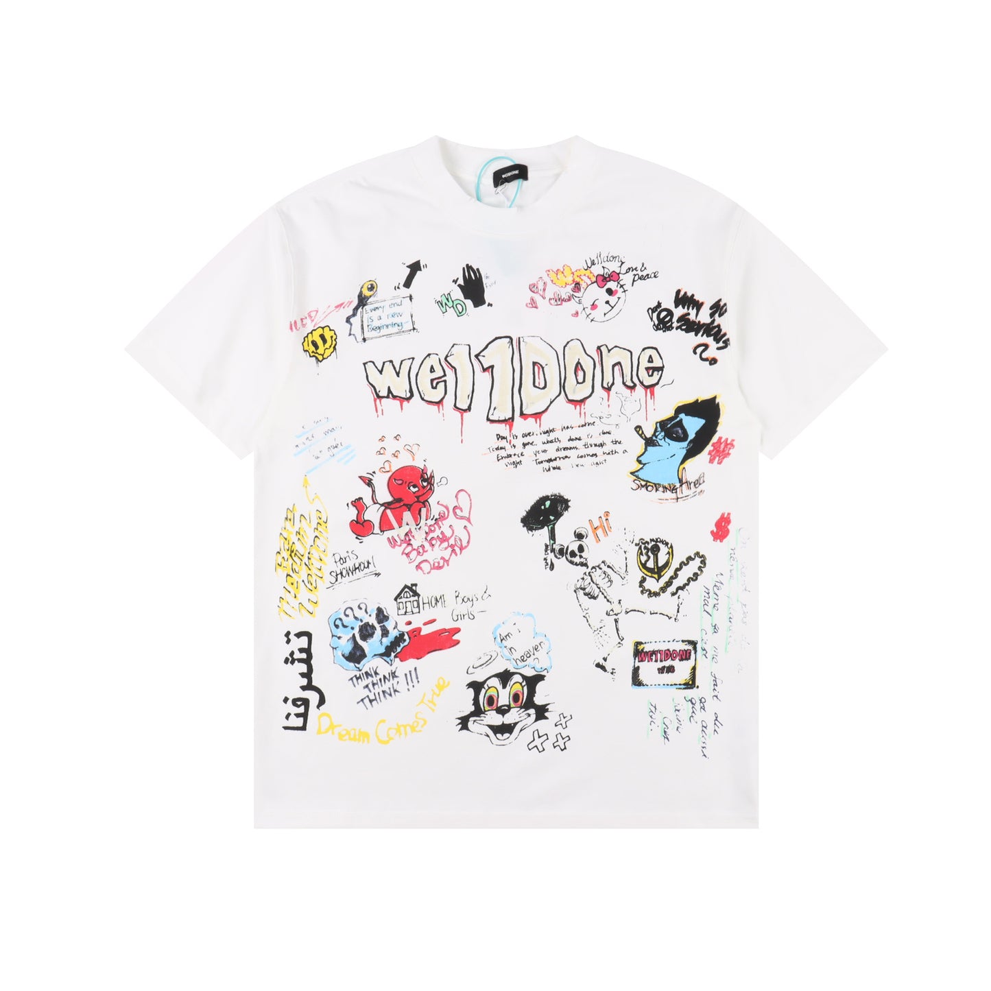 WE11DONE T-SHIRT - SUPER CLONE