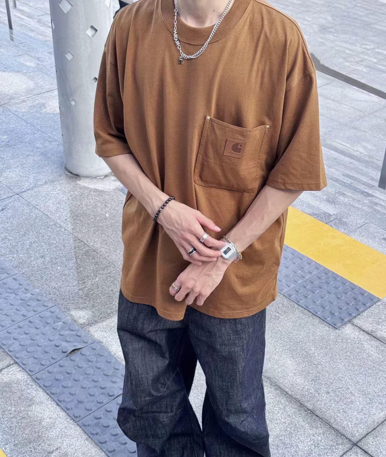 CARHARTT WIP T-SHIRT - SUPER CLONE