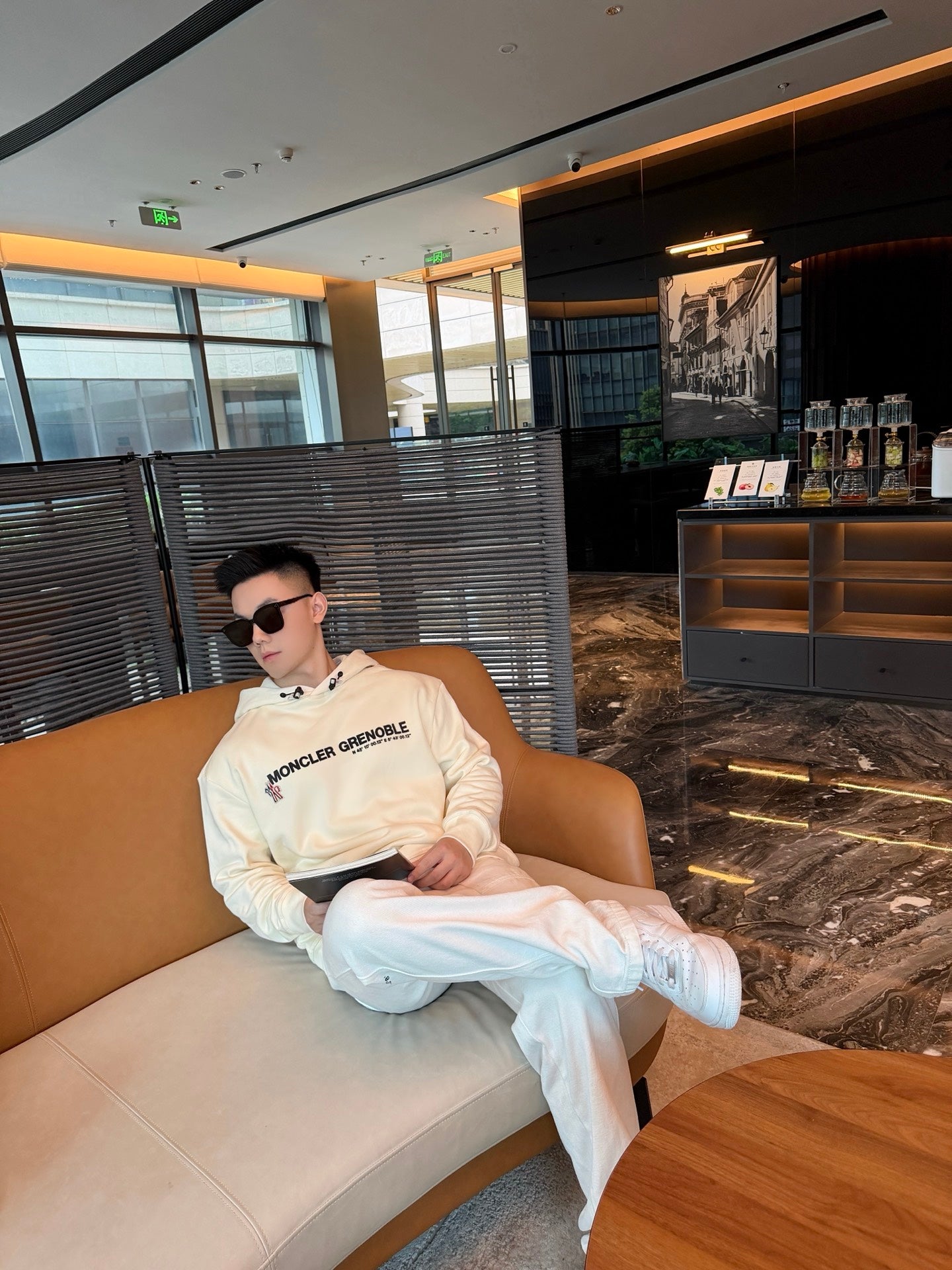 MONCLER GRENOBLE EMBROIDERED LETTERING HOODIE – 1:1 HIGH END