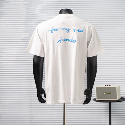 DIOR GRADIENT GRAFFITI EMBROIDERY T-SHIRT– 1:1 HIGH END