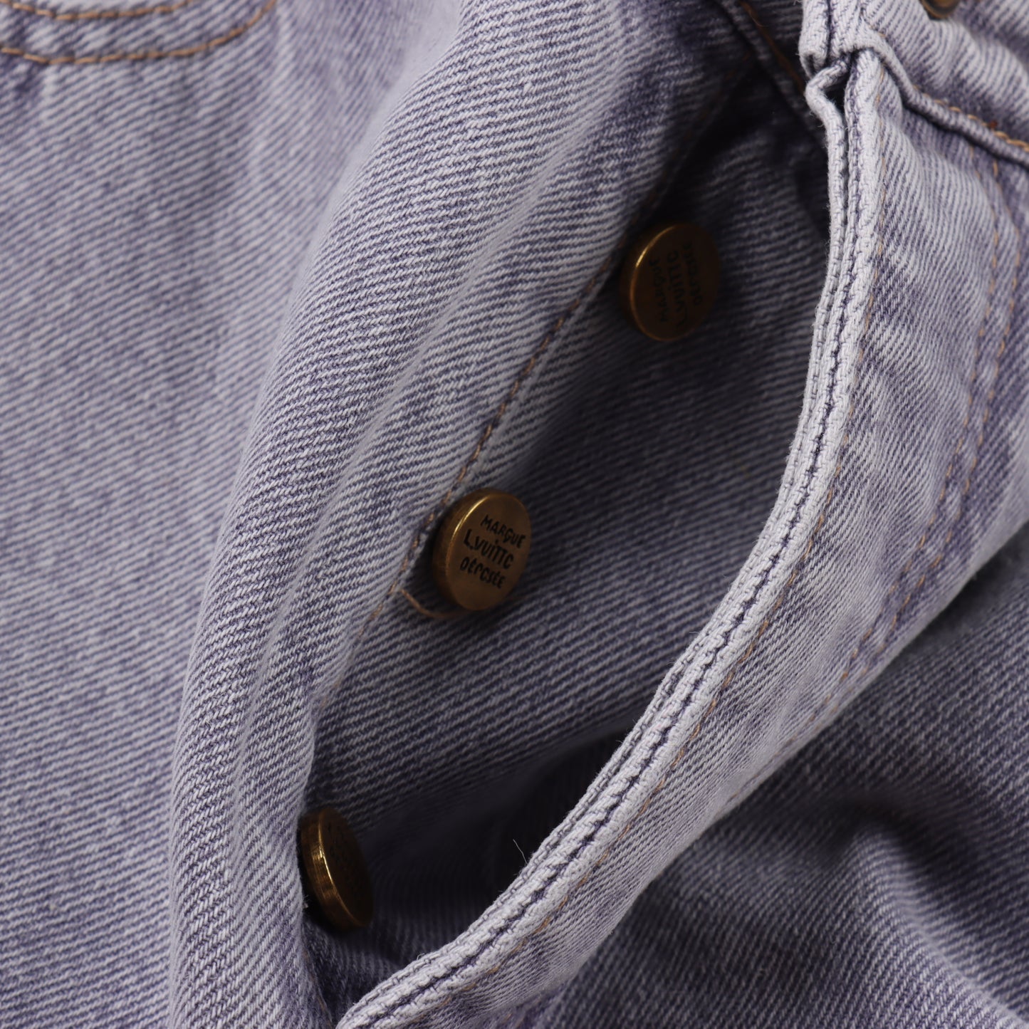 LOUIS VUITTON PASTEL DENIM – LAVENDER GREY EDITION – mit Tags – 1:1 HIGH END