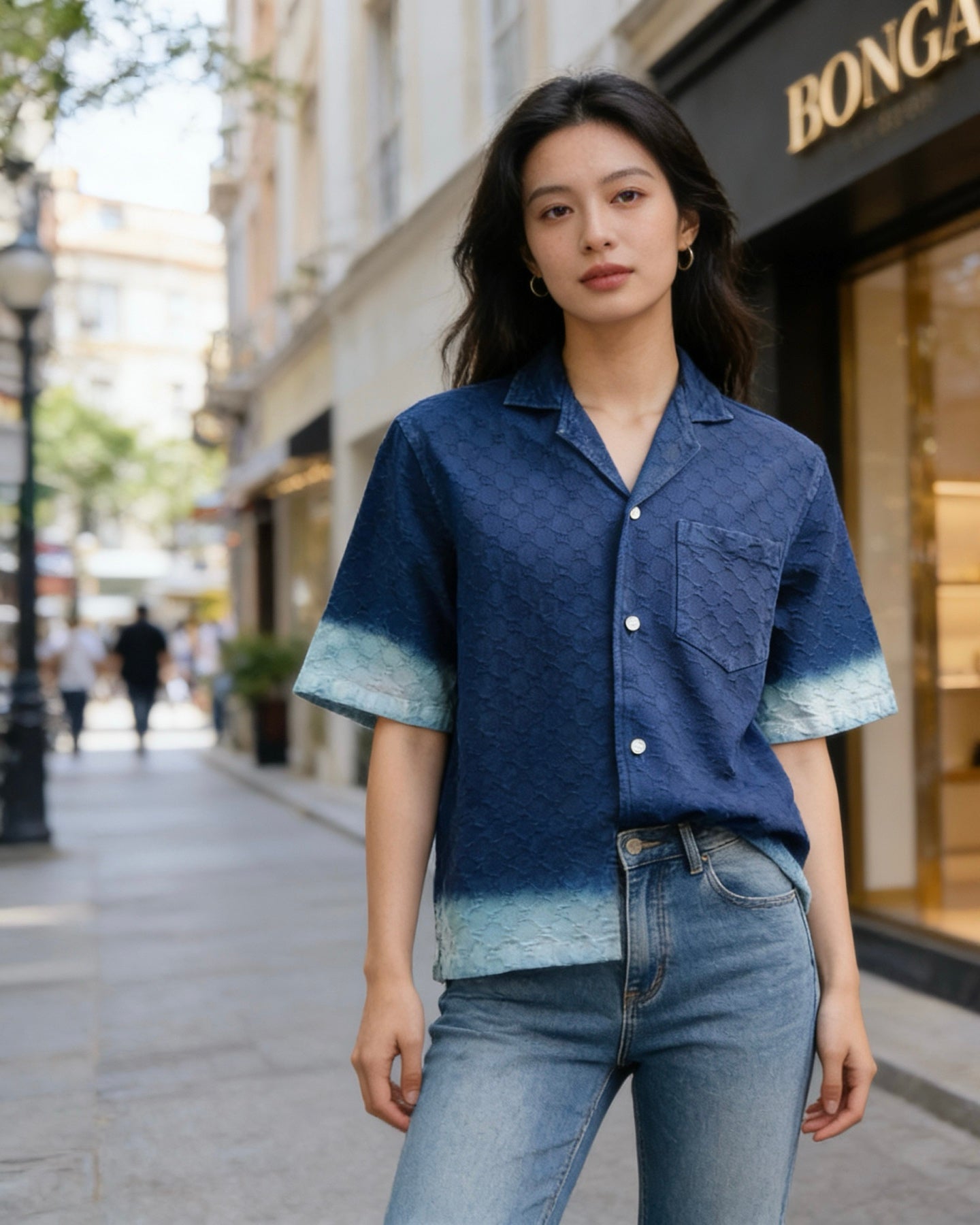 GUCCI GG DENIM SHIRT – BLUE VINTAGE FADE EDITION – mit Tags – 1:1 HIGH END