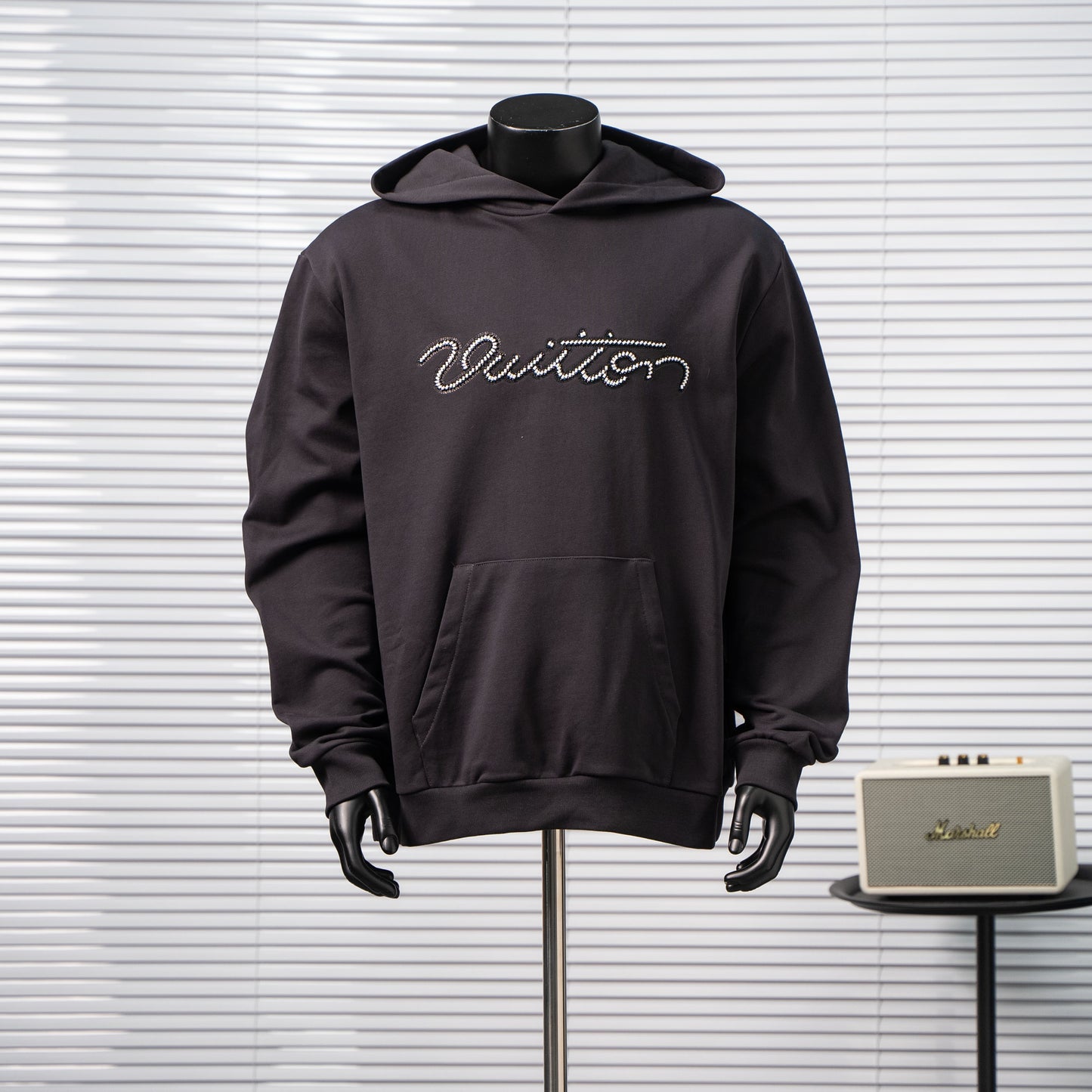 LOUIS VUITTON PEARL EMBROIDERED HOODIE – 1:1 HIGH END