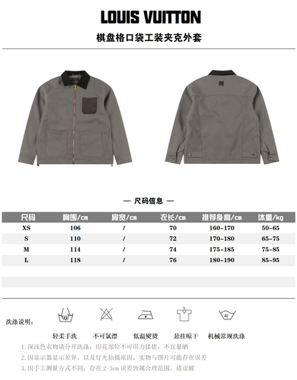 LOUIS VUITTON WORKWEAR JACKET - SUPER CLONE